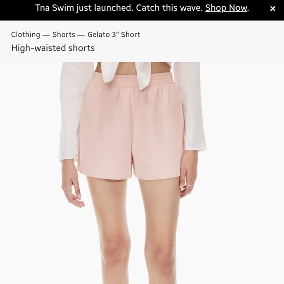 WILFRED Gelato 3 inch shorts (BLACK) NWT - Picture 2 of 6